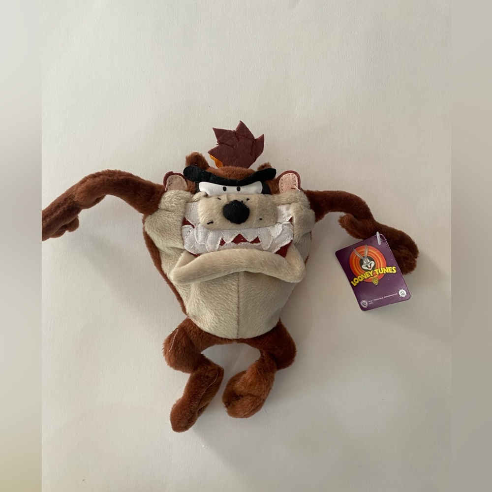 Looney Tunes Tasmanian devil stuffed plush toy